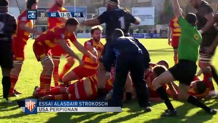 PROD2 - Résumé Aix-Perpignan: 30-21 - J15 - Saison 2015/2016