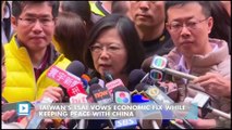 Taiwan's Tsai Vows Economic Fix While Keeping Peace With China