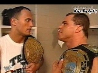 The Rock & Kurt Angle Talk About Titles