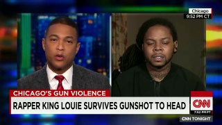 King Louie Speaks To CNN After Surviving 7 Gunshots Including 1 To The Head!