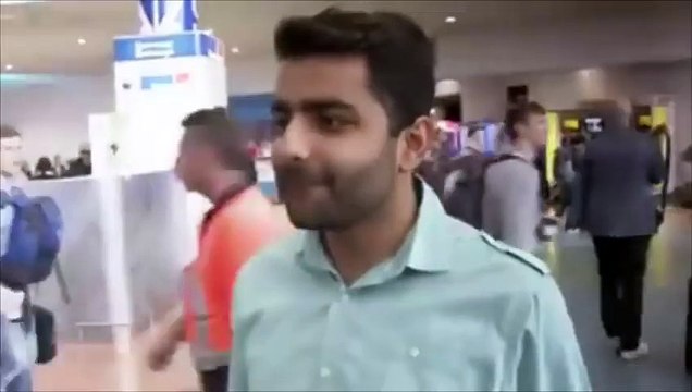 Shahid Afridi and Ahmad Shahzad having a Meal In New Zealand