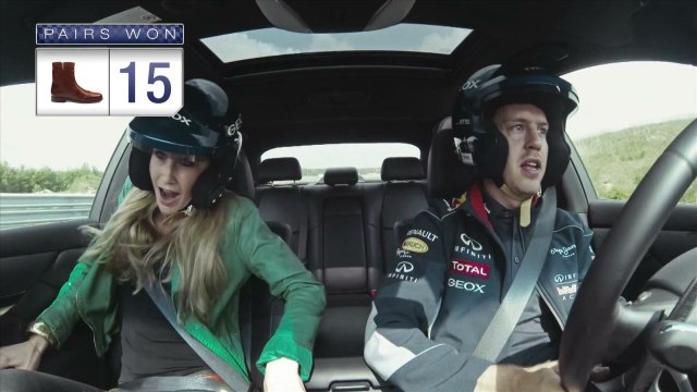 Sebastian Vettel lleva a sus pasajeros a los límites más extremos