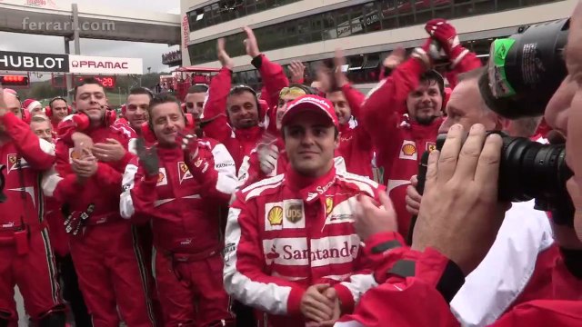 Homenaje de Ferrari a Felipe Massa en Mugello