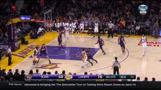 Jordan Clarkson Dunks Over Alex Len | Suns vs Lakers | January 3, 2016 | NBA 2015-16 Season