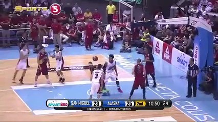 Alaska vs San Miguel - Q2 - Finals Game 1 - Philippine Cup 2015-2016