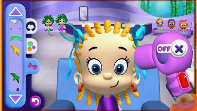 Гуппи и пузырики делаем прически гостям игра часть 2