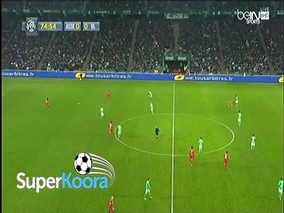 اهداف مباراة ( سانت إيتيان 1-0 ليون ) الدوري الفرنسي