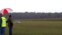 SU 27 FLANKER RUSSIAN RC SCALE MODEL TURBINE JET FLIGHT IN THE RAIN / Mega RC Airshow Gött