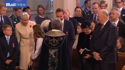 Norwegian loyal family celebrate King Harold's 25 year reign