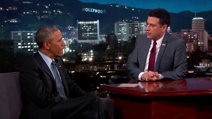 Jimmy Kimmel Asks President Barack Obama About His Daily Life