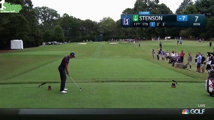 Скачать видео: Henrik Stensons Superb Golf Shots from 2015 Tour Championship