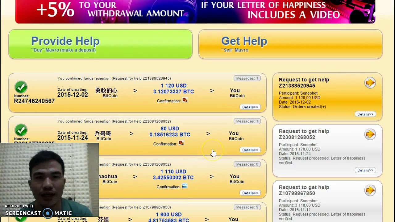 MMM Pays 100% Extra Every month