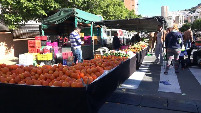 Цены на фрукты и овощи на рынке в Испании, в январе 2016