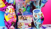 NEW Giant Kinder Surprise Eggs Frozen Palace Pets Disney Princess Minnie Easter Egg Toys E