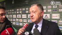 Jean-Michel Aulas et la réception de l'OM