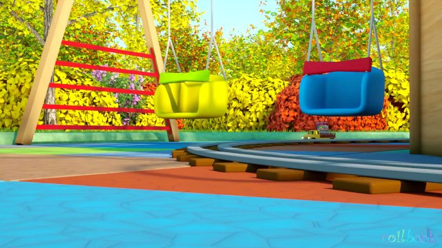 Учим английские буквы и слова с паровозиком Максом. Мультфильм про машинки и паровозик.