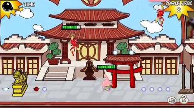 патрик кидается фруктами драки с рыцарями игра онлайн часть 2