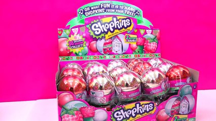 Shopkins Metallic Baubles Holiday Christmas Blind Bag Ornament Balls Unboxing