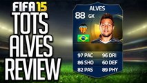 FIFA 15: TOTS DIEGO ALVES REVIEW (88) INGAME STATS! FIFA 15 PLAYER REVIEW!
