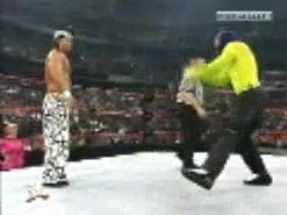 Jeff Hardy dances with Grand Masta Sexay