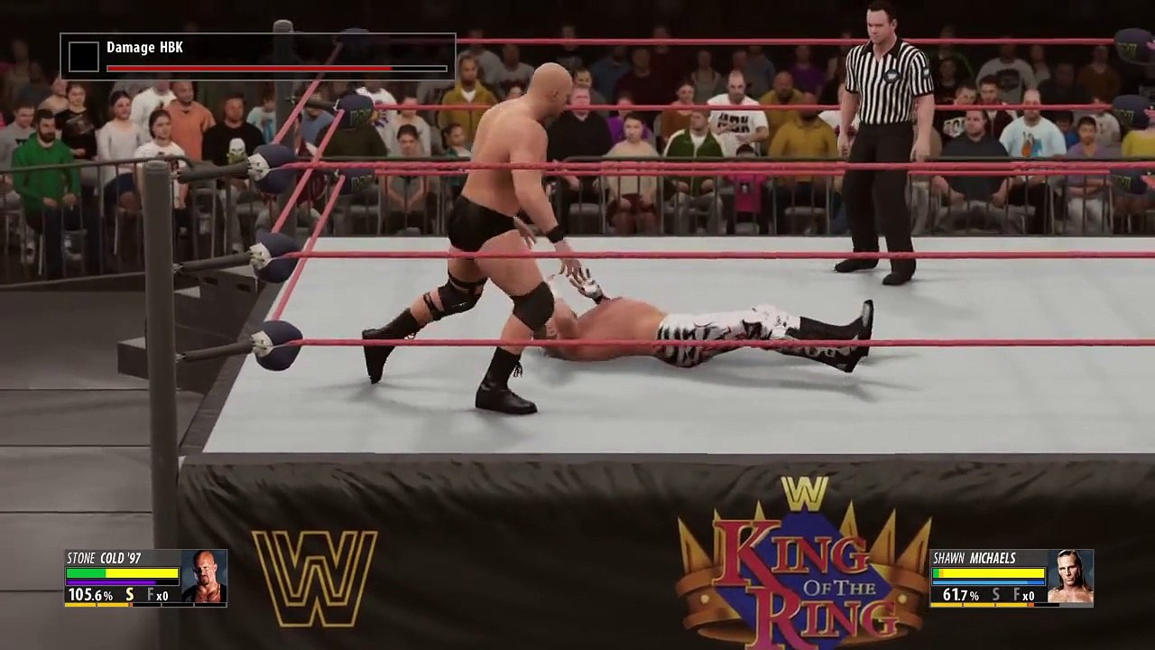 Stone Cold Steve Austin vs Shawn Michaels CNZ 2K16: 2K Showcase Austin 3:16 Part 6