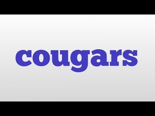cougars meaning and pronunciation