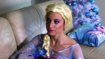 Frozen Elsa VS Spiderman in real life PRANK Superhero Funny Movie parody
