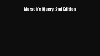 [PDF Download] Murach's jQuery 2nd Edition [PDF] Full Ebook