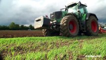 Bodenbearbeitung mit Case, John Deere und Fendt Traktoren