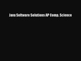 [PDF Download] Java Software Solutions AP Comp. Science [PDF] Full Ebook