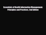 PDF Download Essentials of Health Information Management: Principles and Practices 2nd Edition