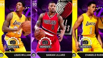 NBA 2K16 PS4 My Team - Defense! Moments Lillard Out