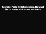 Read Regulating Public Utility Performance: The Law of Market Structure Pricing and Jurisdiction