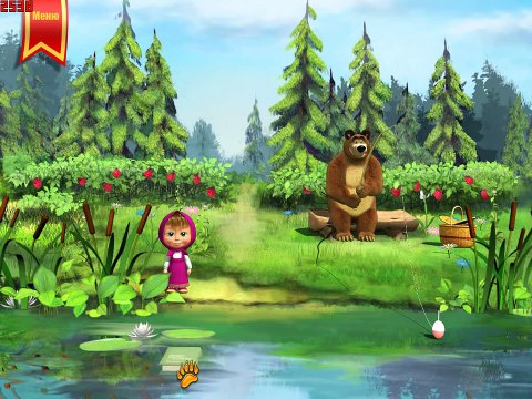 Маша и МедведьПодготовка к школе 4ч. Весёлая и обучающая игра для детей Маша и Медведь