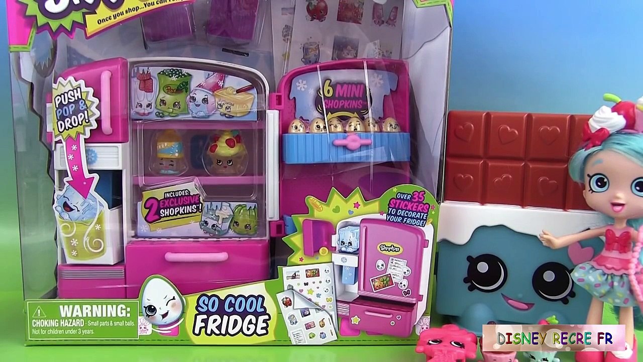 Shopkins Shoppies Poupée Jessicake Doll Super Frigo Super Cool Fridge ⓋⒾⒹéⓄ ⓋⒾⒹéⓄ