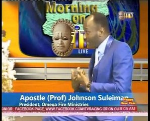 THIS MORNING ON ITV WITH APOSTLE JOHNSON SULEIMAN