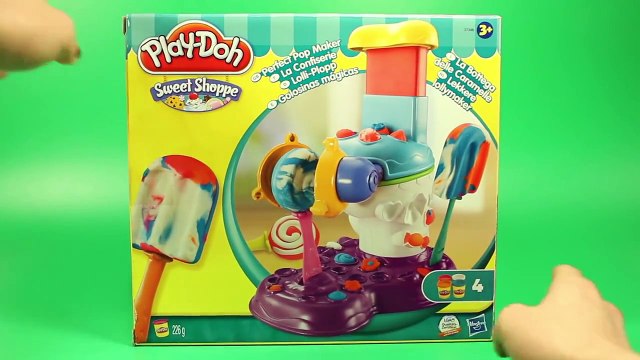 Play-Doh Sweet Shoppe Perfect Pop Maker DIY Ice Cream Cones, Popsicles, Sundaes, Playdough desserts