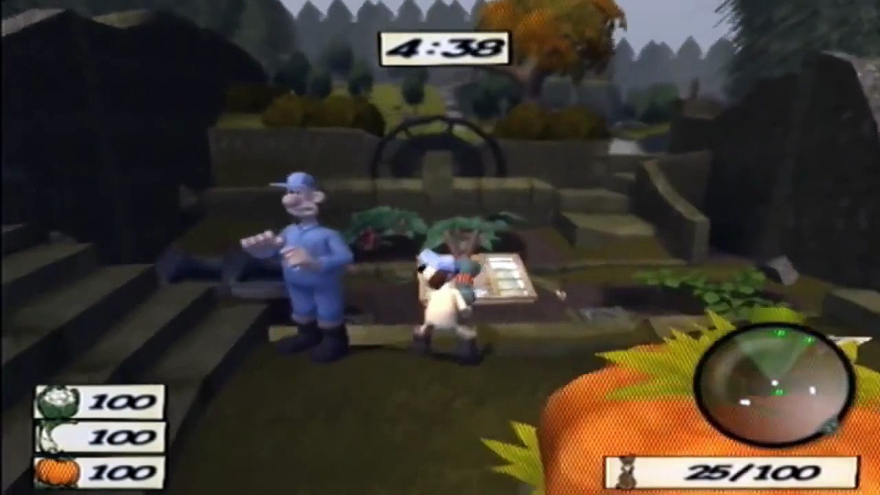 Wallace and Gromit: Curse of the Were Rabbit - Part 10 - ChurchYard Warden! (No Commentary)