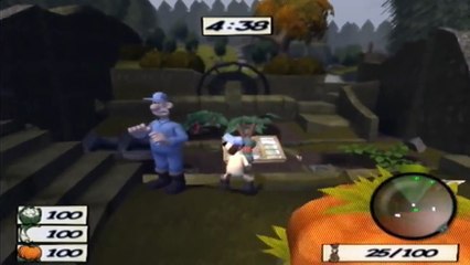Wallace and Gromit: Curse of the Were Rabbit - Part 10 - ChurchYard Warden! (No Commentary)