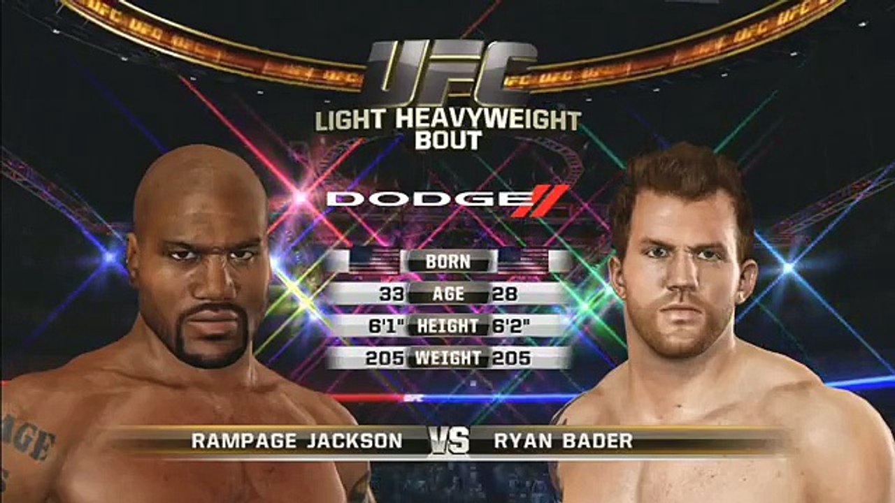UFC Undisputed 3 Quinton Rampage Jackson Vs Ryan Bader 2016