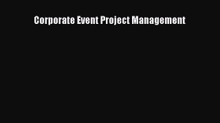 Download Corporate Event Project Management PDF Online