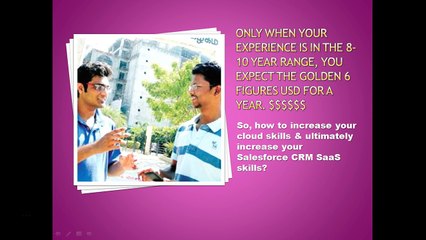 How to Get a Better Job in Salesforce - Cloud Solutions India (Salesforce Training in Chennai)