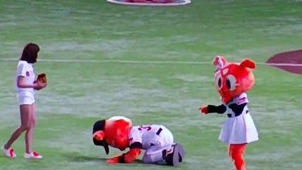 稲村亜美 2015.8.1 東京ドーム 試合前イベント スピードガンチャレンジ