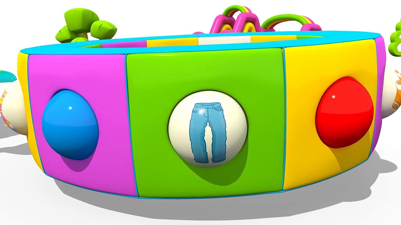 Kids Color Construction: Excavator Maxs Carousel: CLOTHES 3d Monster Machines vidéo