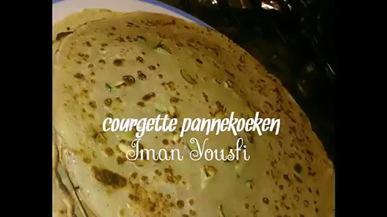 Courgette pannenkoeken.