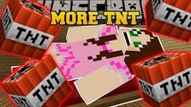 Minecraft: SO MUCH TNT! (ANTI-GRAVITY TNT, TNT RAIN, & TELEPORTING TNT!) Custom Command