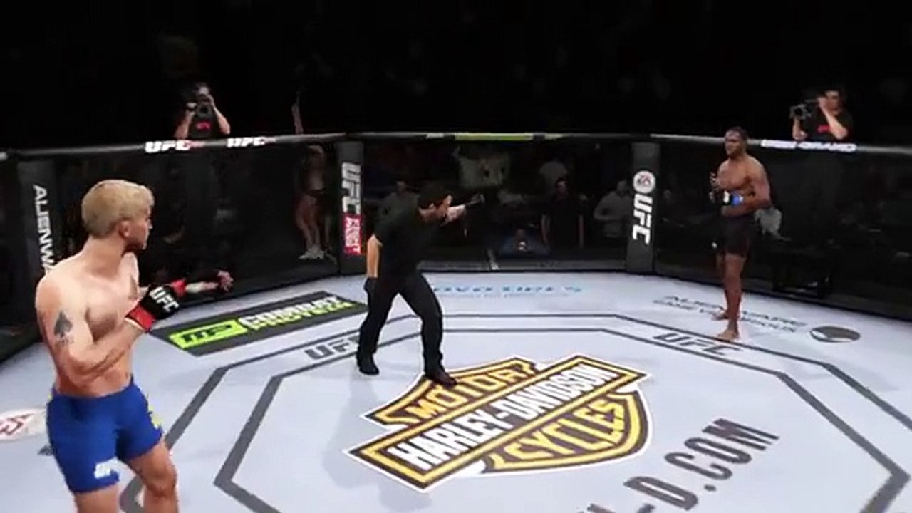 I win a game (funny moments) Ufc 2016