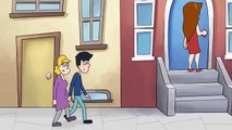 Very funny animated short comedy movie  There's something in my foot
