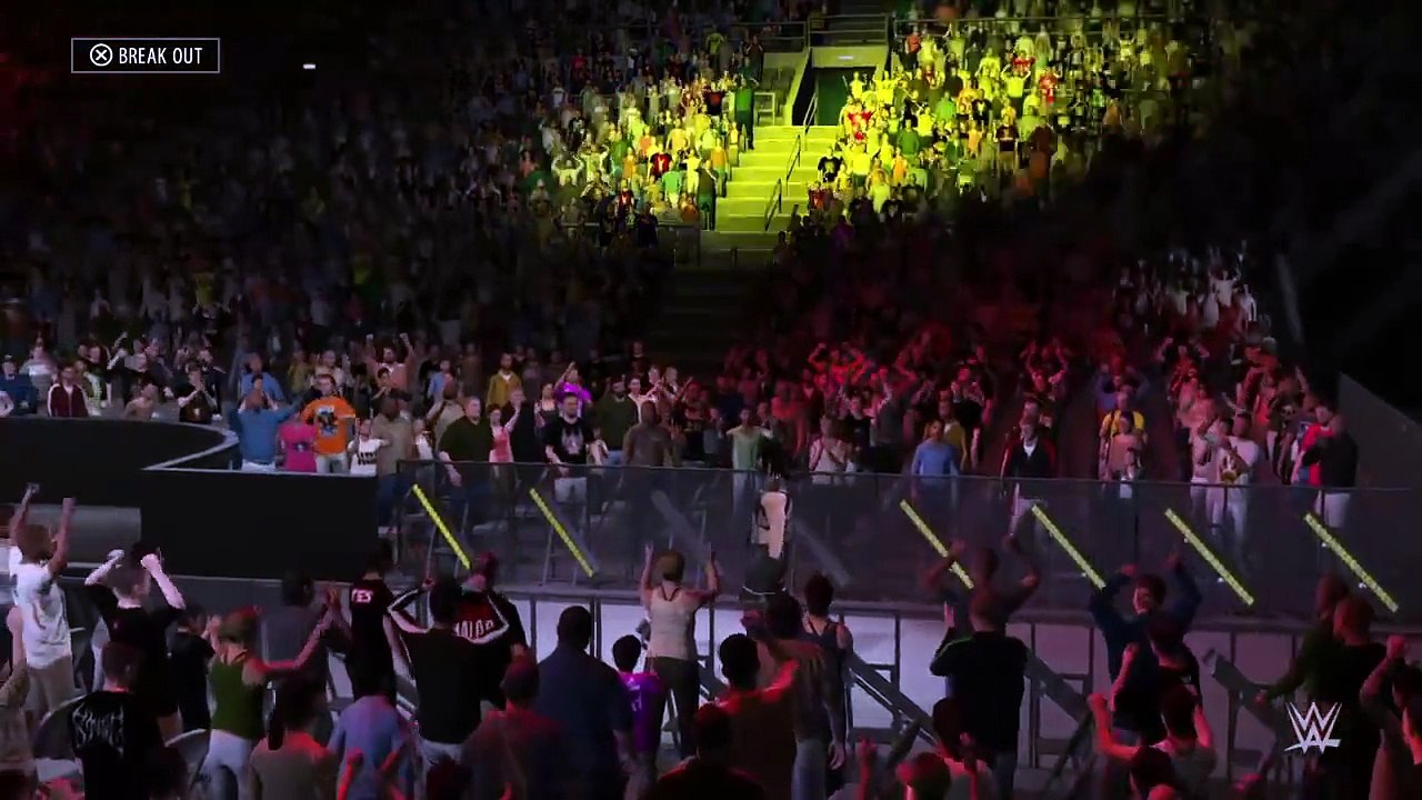 CNZ 2K16 Shawn Michaels vs Seth Rollins 2015 Table Match CNZ 2K16 (PS4)