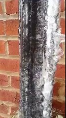 How strange that ice melts